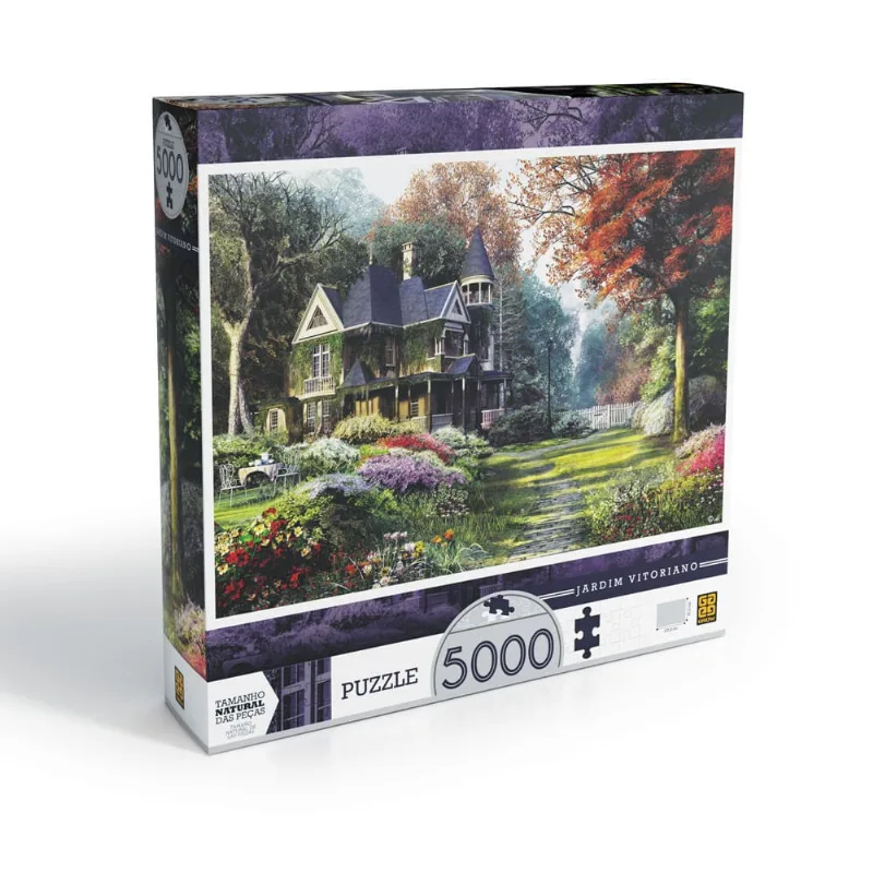 Quebra-Cabeça 5000 Peças - Jardim Vitoriano