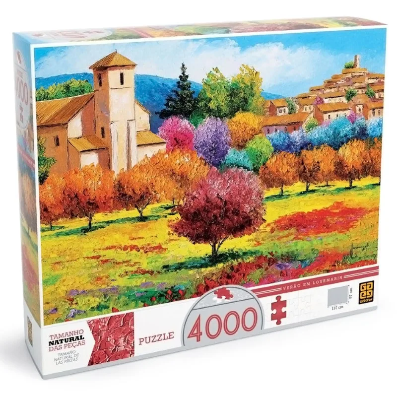 Quebra-Cabeça - Verão em Loumarin - 4000 Peças - Grow