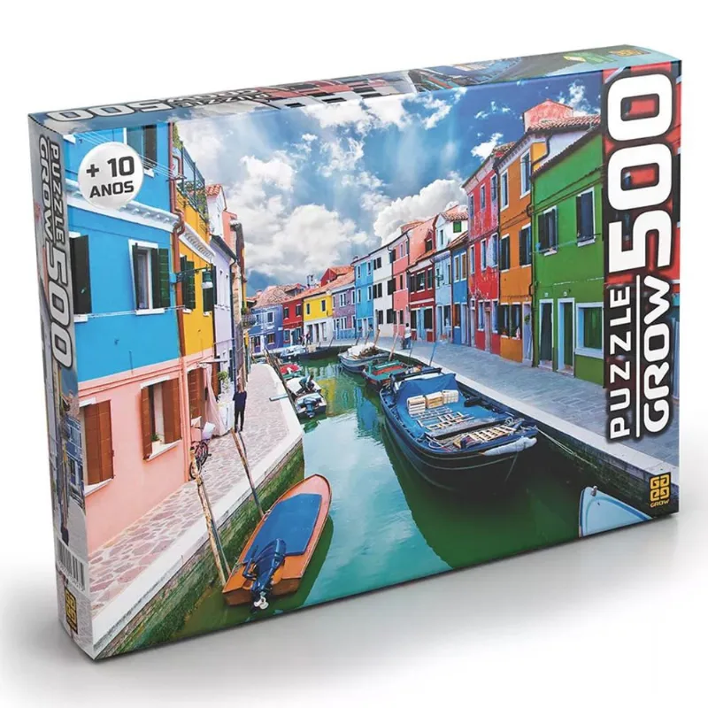 Puzzle Grow Canal de Burano 500 Peças 121456