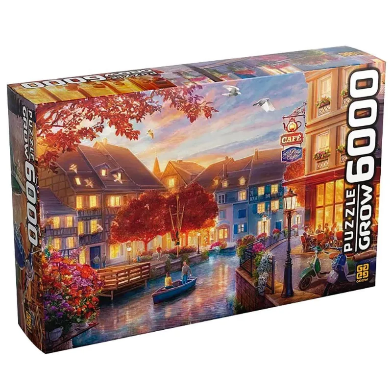 Puzzle Grow Le Petit Café - 6000 Peças 25999