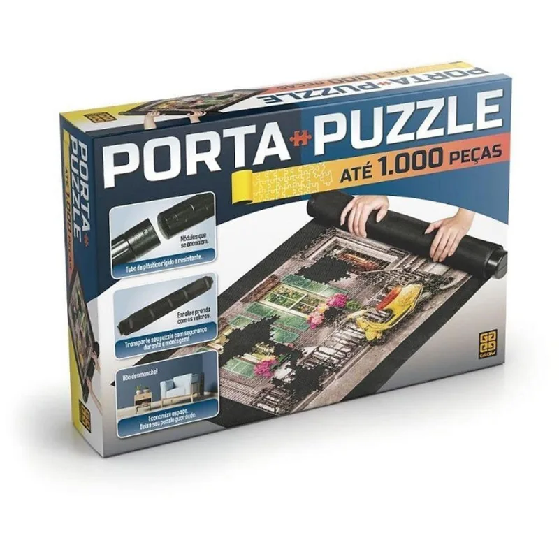 Porta Puzzle Organizador para Quebra-Cabeça Ate 1000 Peças Grow - Grow - Brinquedos