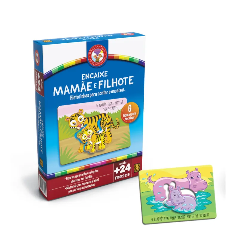 Brincando e Aprendendo - Encaixe Mamãe e Filhote