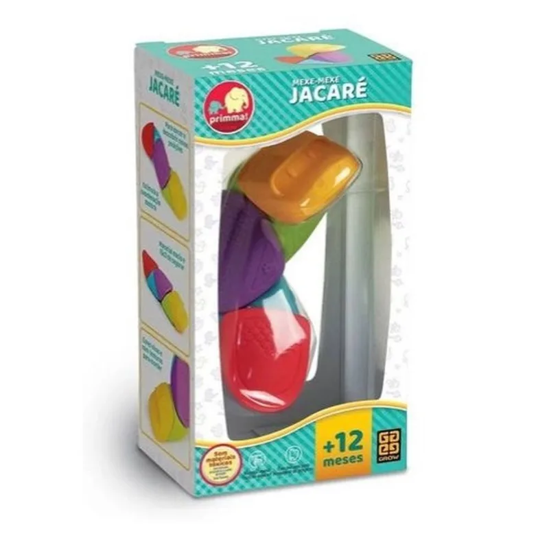 Brinquedo Educativo Mexe - Mexe Jacaré - Grow 03624