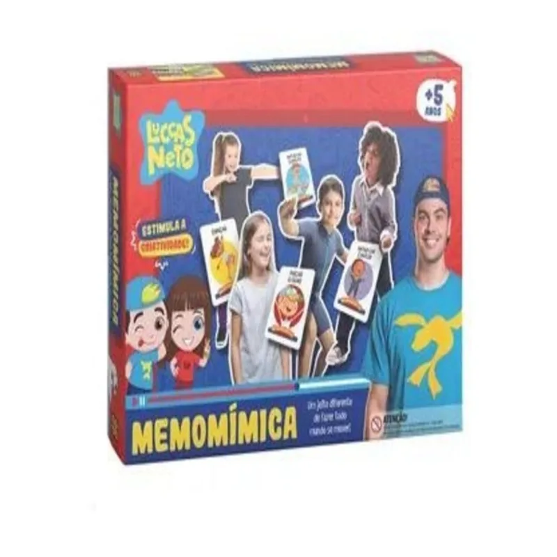 Jogo Memomímica Luccas Neto Grow- 3637