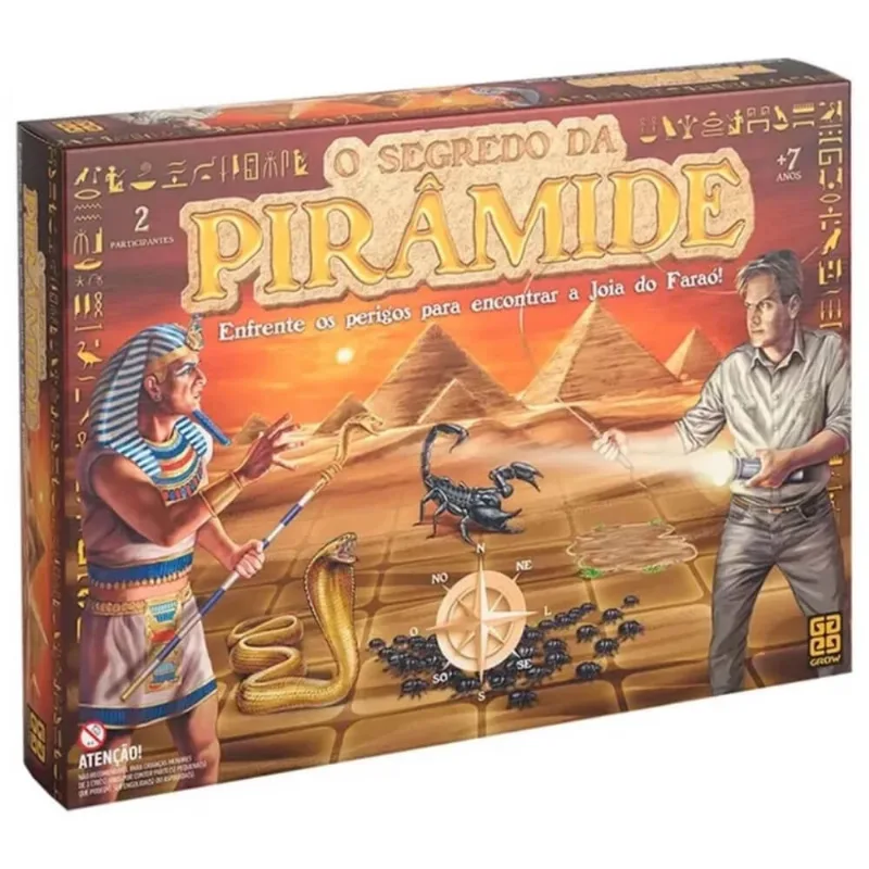Jogo Tabuleiro O Segredo da Pirâmide - Grow