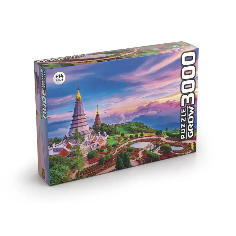 Quebra-Cabeça - 3000 Peças - Tailândia - Grow