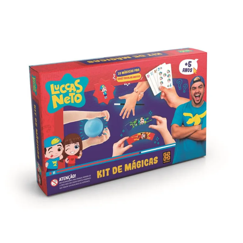 Jogo Grow Kit De Mágicas Luccas Neto 26544