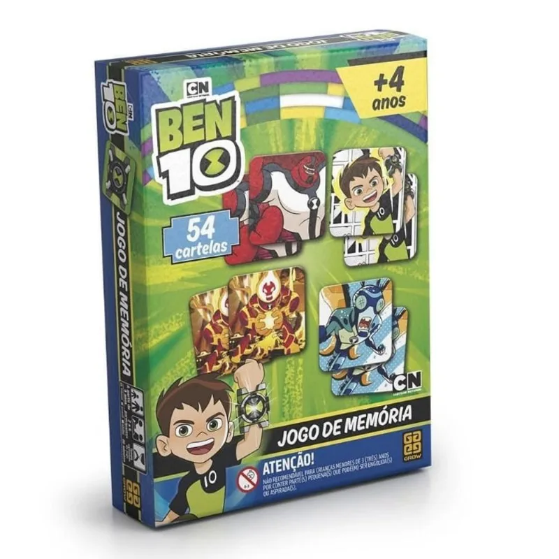 Jogo da Memória 27 Peças - Grow - BEN 10