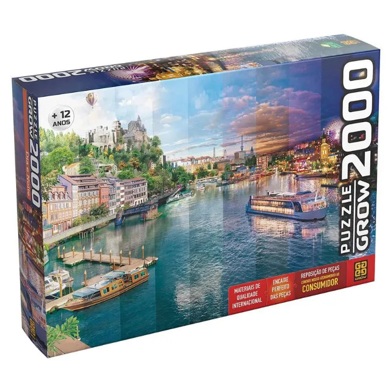 Puzzle Dia e Noite 3940 Grow - 2000 Peças 37239
