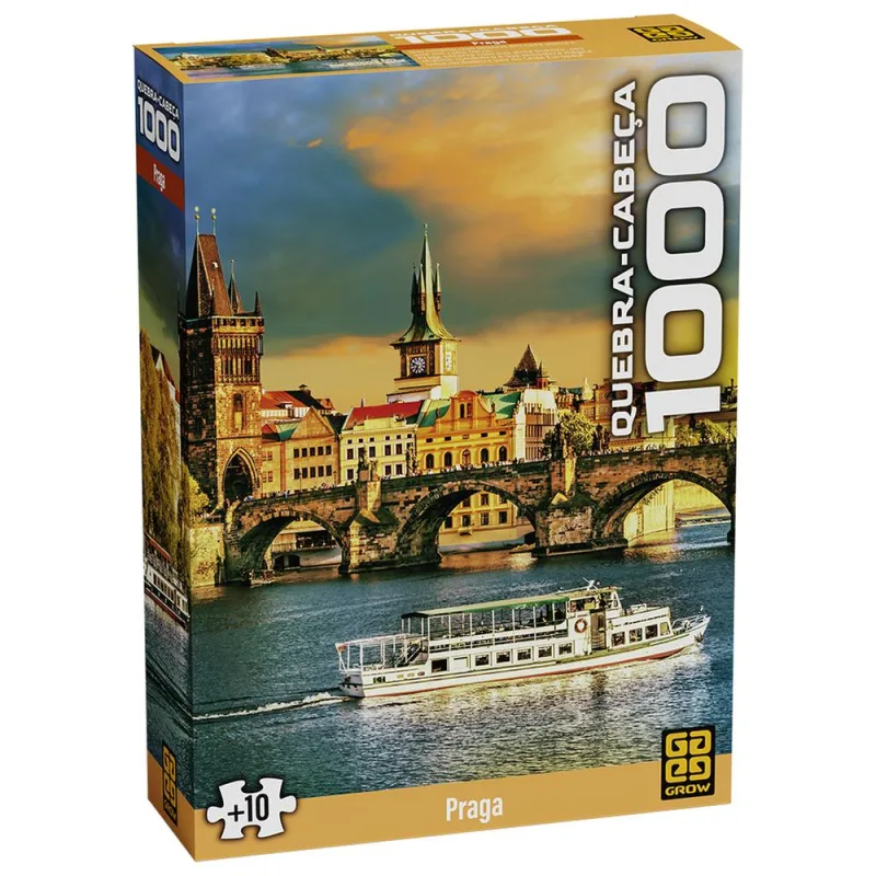 Quebra-Cabeça 1000 Peças Praga - LC - Brinquedos