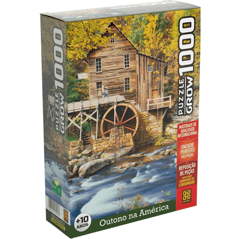 Quebra Cabeça Puzzle 1000 Peças Outono na América Grow