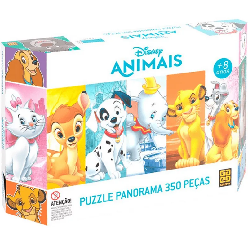 Puzzle Panorama Disney 350 Peças - Grow - UNICA
