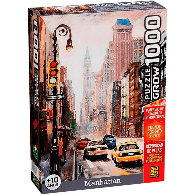 Quebra Cabeça Manhattan 4036 Grow 1000 Peças 27417