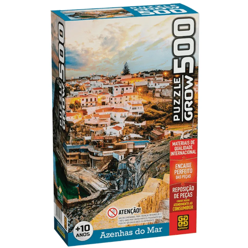 Quebra Cabeça Puzzle 500 Pçs Azenhas do Mar Lisboa Portugal