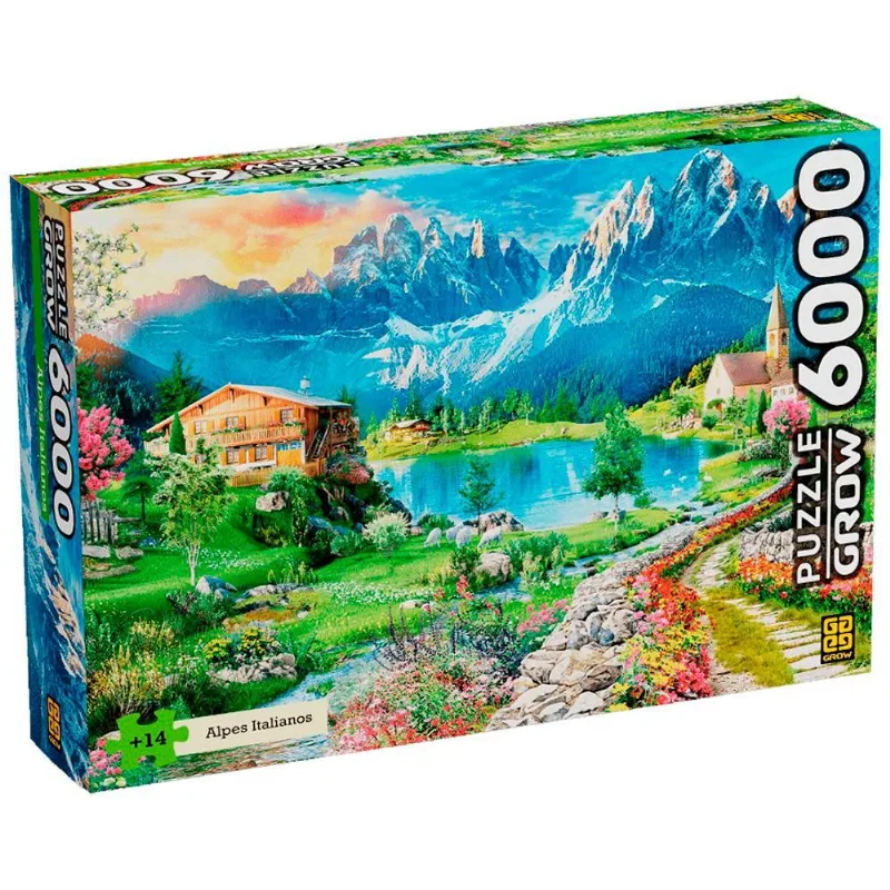 Quebra Cabeça 6000 Pcs Alpes Italianos - Grow 04053