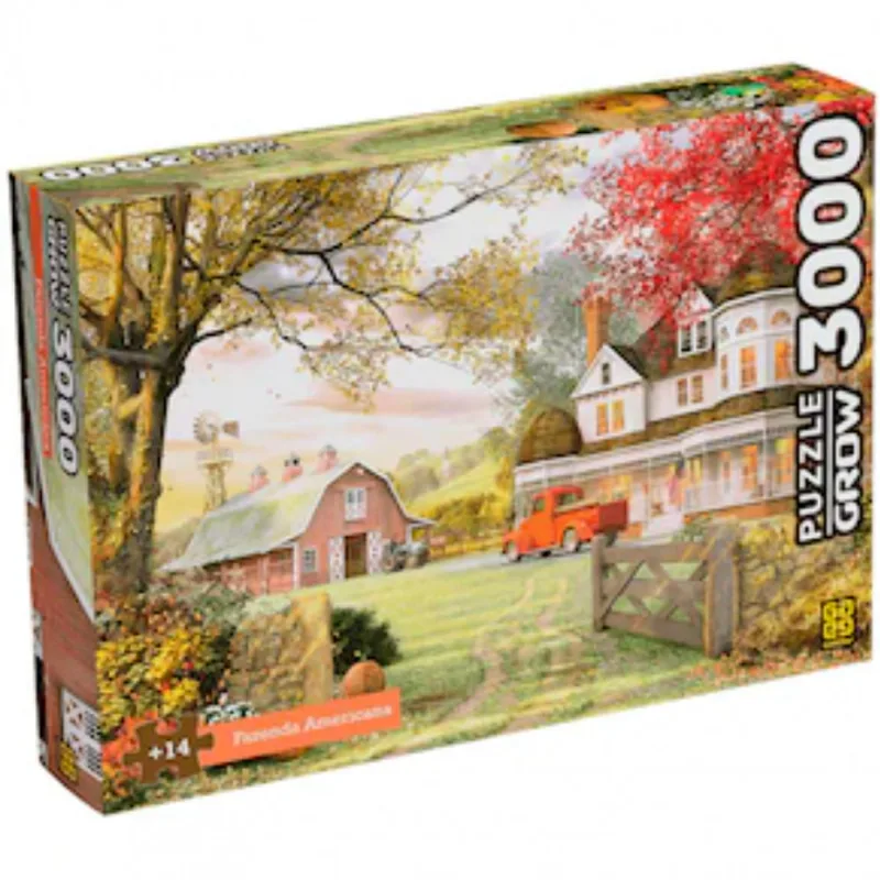 Quebra-Cabeça Grow 4072 Fazenda Americana - 3000 Peças 110194