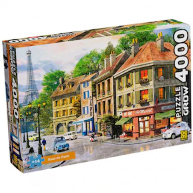 Quebra-Cabeça Grow 4102 Ruas de Paris - 4000 Peças 110198