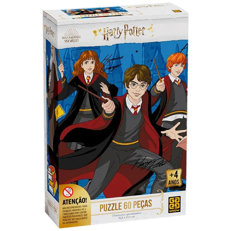 Puzzle Grow Harry Potter - 60 Peças 37553