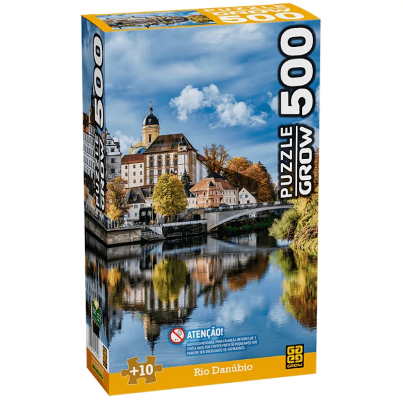 Quebra Cabeça Puzzle 500 Peças Rio Danúbio Grow