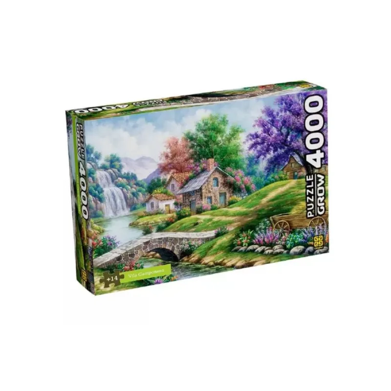 Puzzle 4000 peças Vila Camponesa - Grow 04276