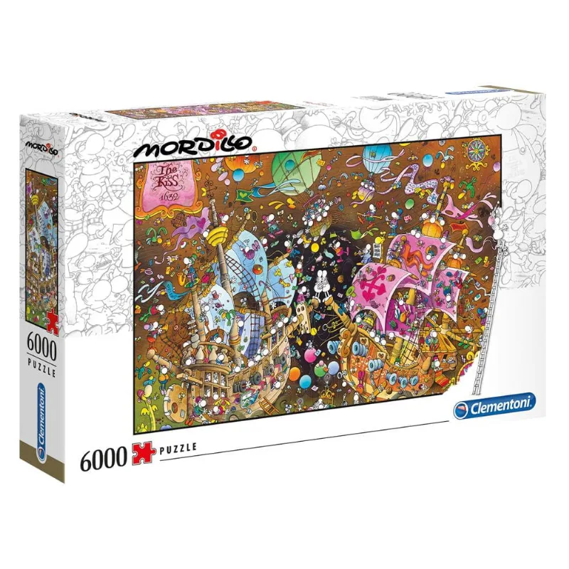 Puzzle 6000 peças O Beijo - Mordillo - Clementoni
