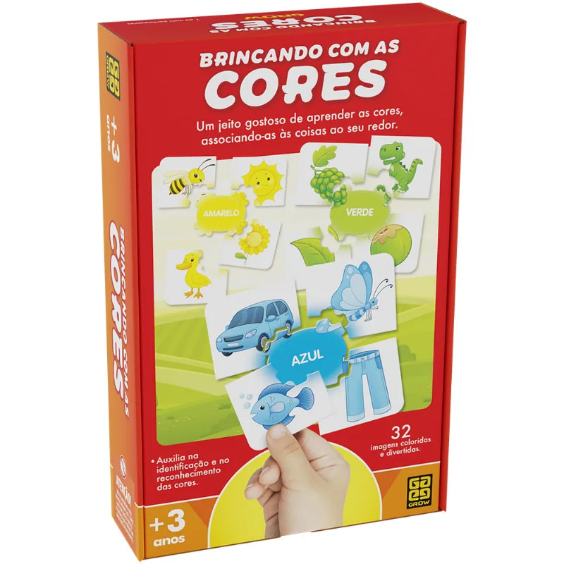 Jogo Educativo - Brincando com As Cores - Grow