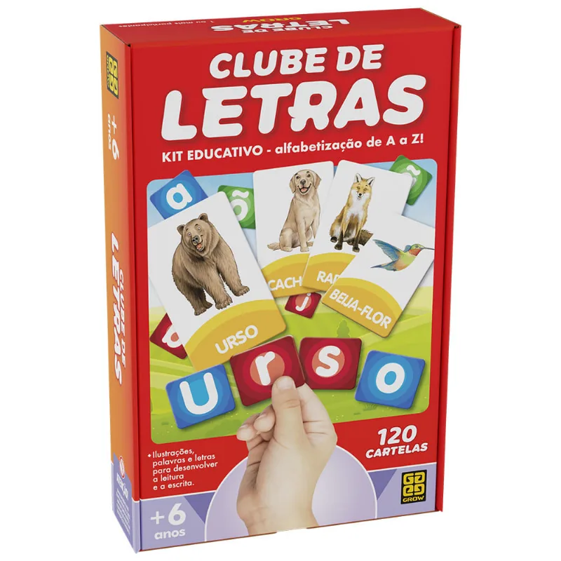 Jogo Educativo - Clube de Letras - Grow