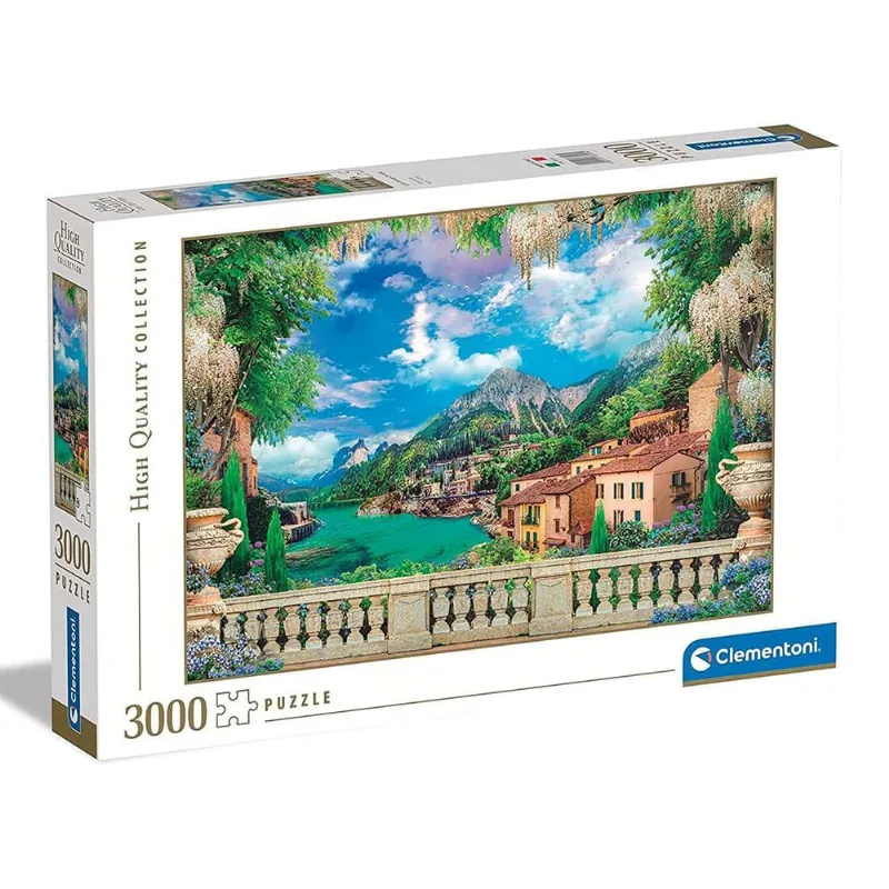 Puzzle 3000 Peças Terraço Exuberante - Clementoni - Imp.
