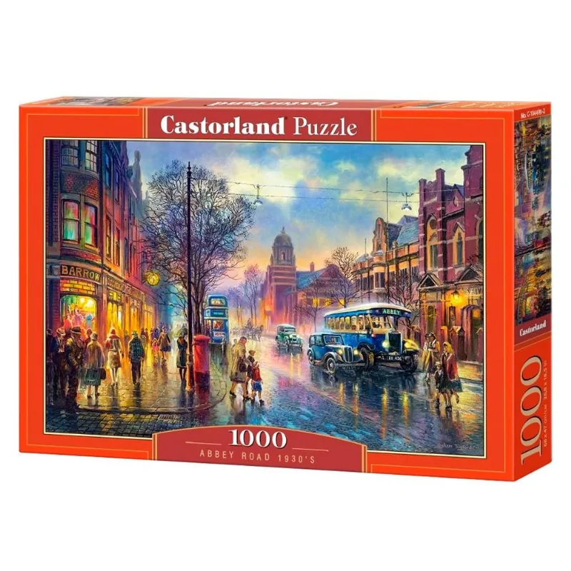 Puzzle 1000 peças Abbey Road, 1930 - Imp. Castorland