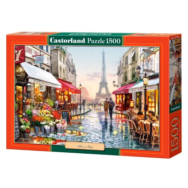 Puzzle 1500 Peças Floricultura em Paris - Imp. Castorland