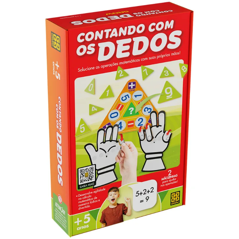 Jogo Educativo - Contando Com os Dedos - Grow