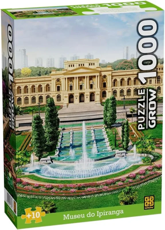 Quebra Cabeça 1000 Peças Museu Do Ipiranga - Grow 04685 - Grow - Brinquedos