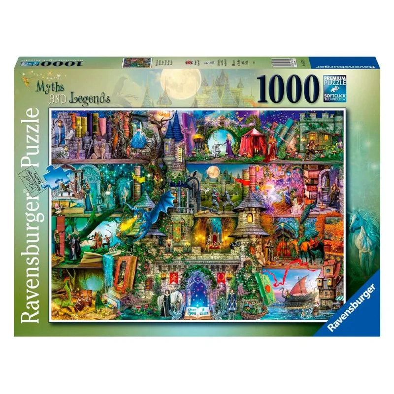 Puzzle 1000 Peças Mitos e Lendas - Importado - Ravensburger
