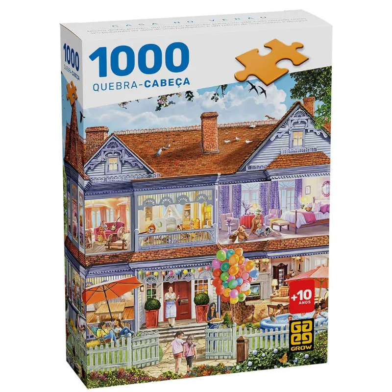 Quebra-cabeça 1000 peças Casa no Verão