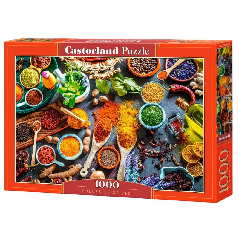 Puzzle 1000 Peças Especiarias - Castorland Importado 1053282