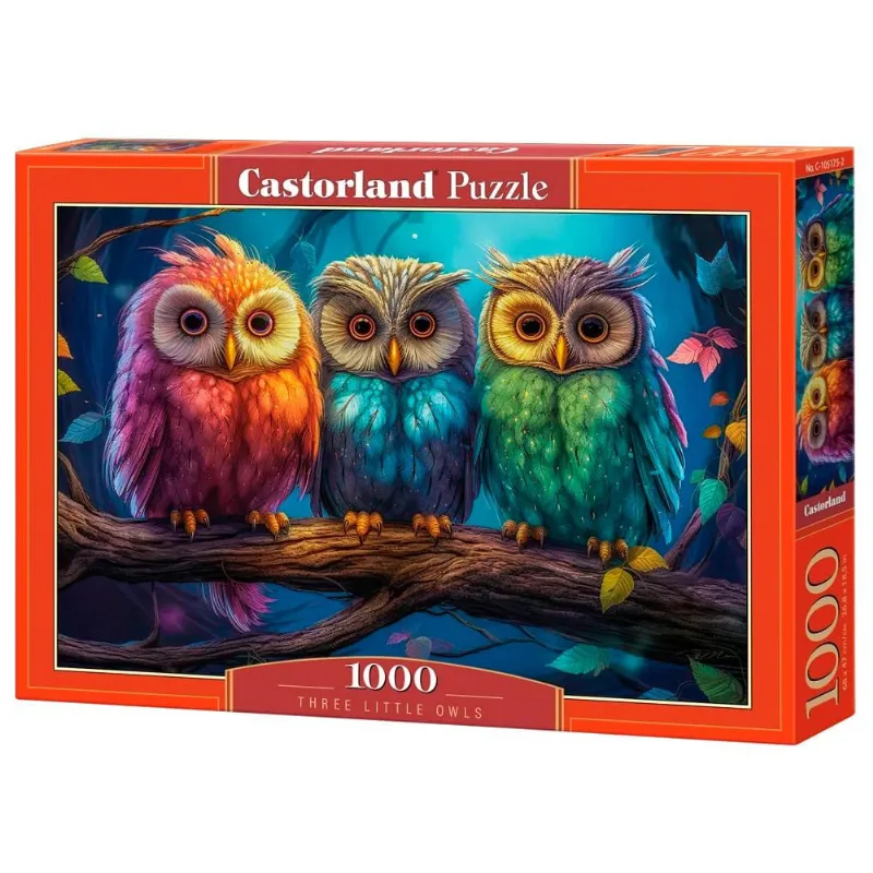 Puzzle 1000 Peças Três Corujas - Castorland Importado 1051752