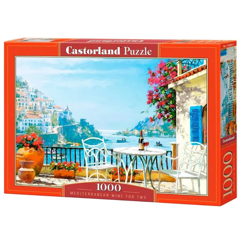 Puzzle 1000 Peças Vinho na Varanda - Castorland Importado 1050072