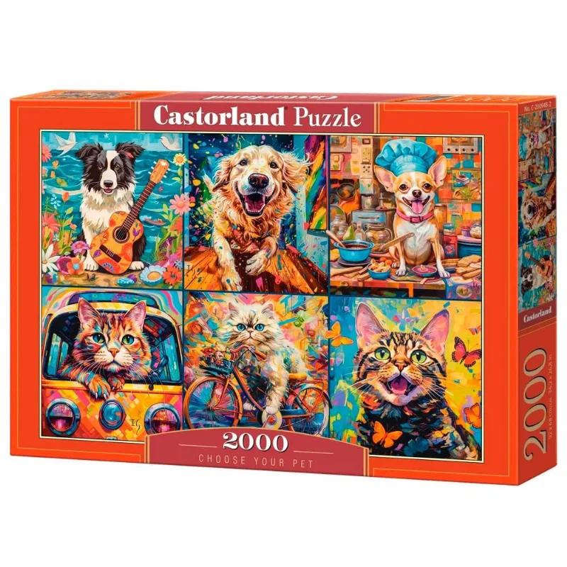 Puzzle 2000 Peças Meu Pet Preferido - Castorland Importado 2009482