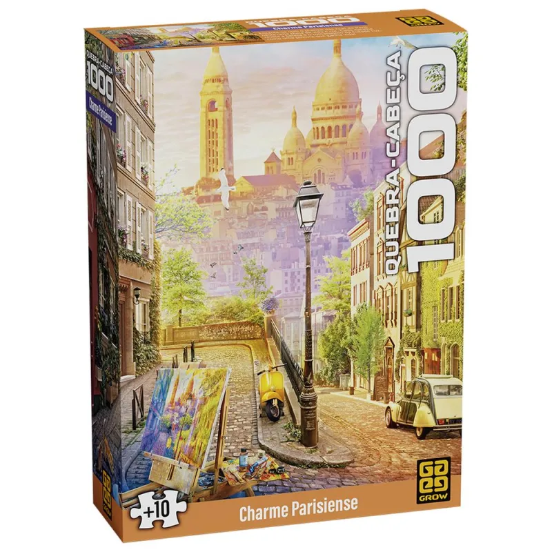 Quebra-Cabeça 1000 Peças Charme Parisiense - LC