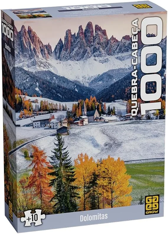 Quebra-Cabeça 1000 Peças Dolomitas - LC - Brinquedos