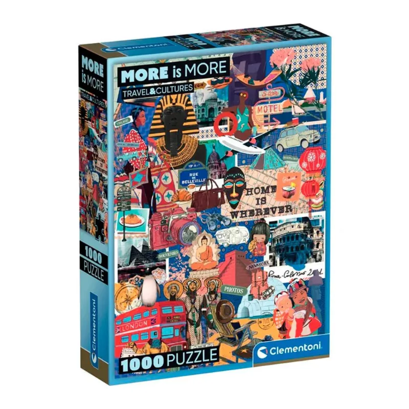 Puzzle 1000 Peças Viagens e Cultura - Clementoni 37072 Puzzle 1000 Peças Viagens e Cultura - Clementoni