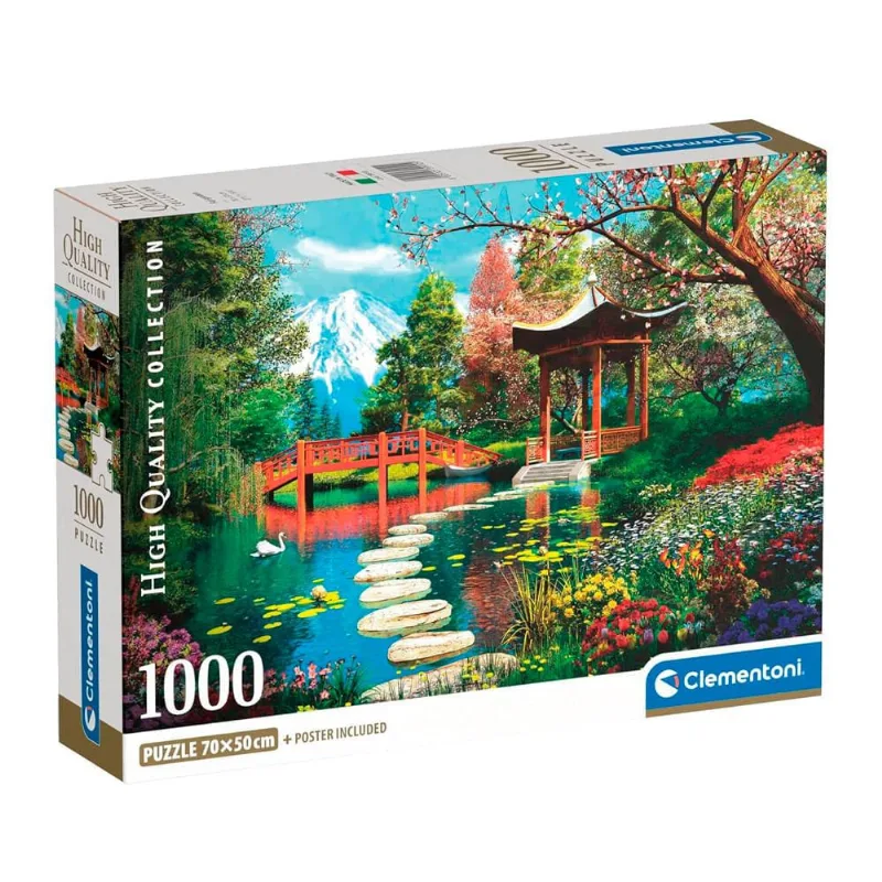 Puzzle 1000 Peças Jardim Fuji - Clementoni 39910