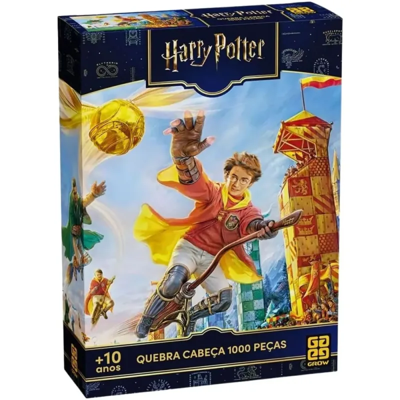 Quebra Cabeça Puzzle Harry Potter 1000 peças - Grow - Grow - Brinquedos