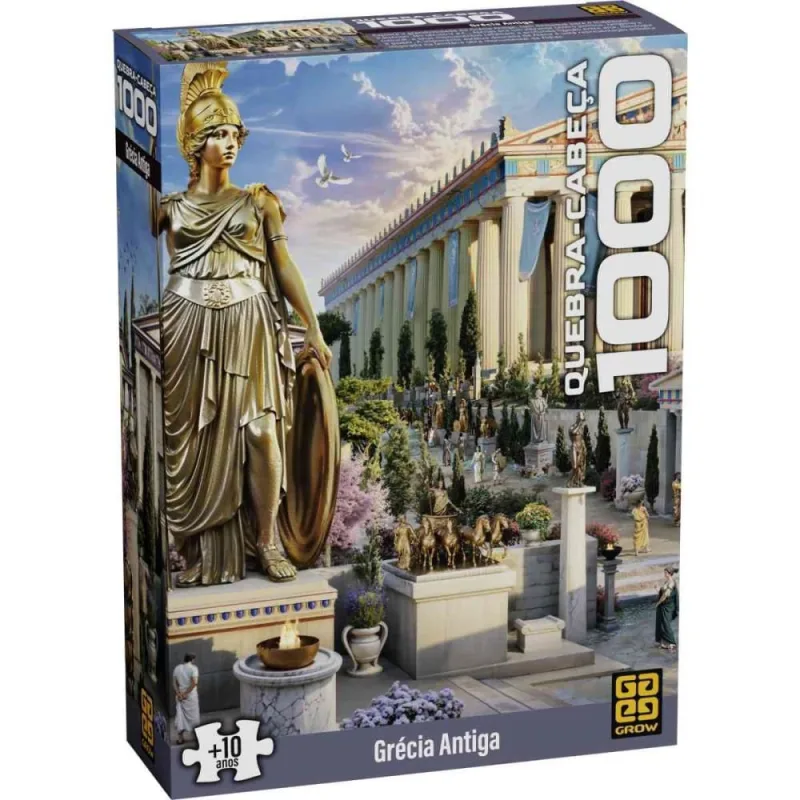 QUEBRA-CABECA Cartonado Grecia Antiga 1000 Pecas - Grow - Brinquedos