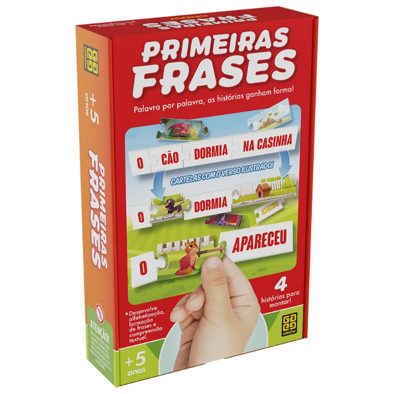 Jogo Educativo - Primeiras Frases - Grow