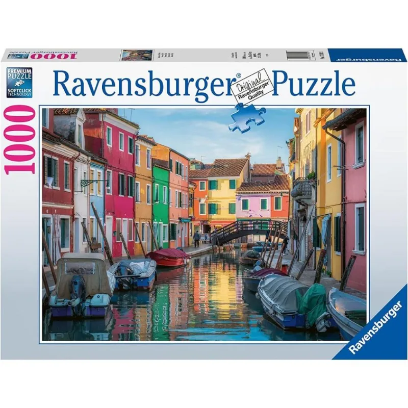 Puzzle 1000 Peças Burano, Italia Ravensburger 12000623