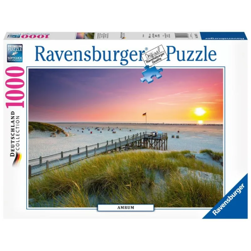 Puzzle 1000 Peças Ilha Amrum, Alemanha Ravensburger 12000690