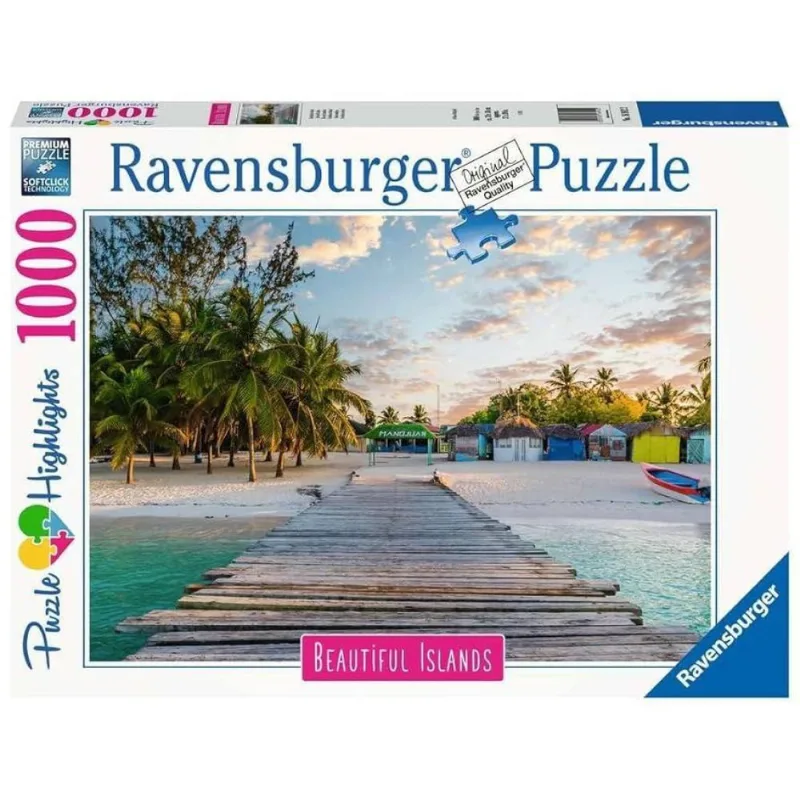 Puzzle 1000 Peças Ilha Caribenha Ravensburger 12000159