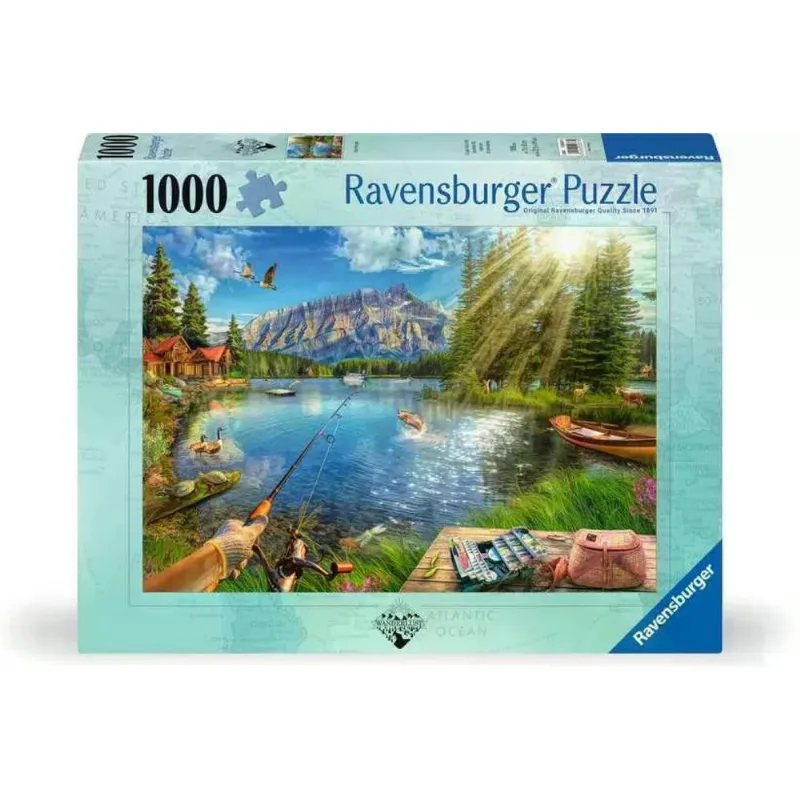Puzzle 1000 Peças Pesca no Lago Ravensburger 12000877