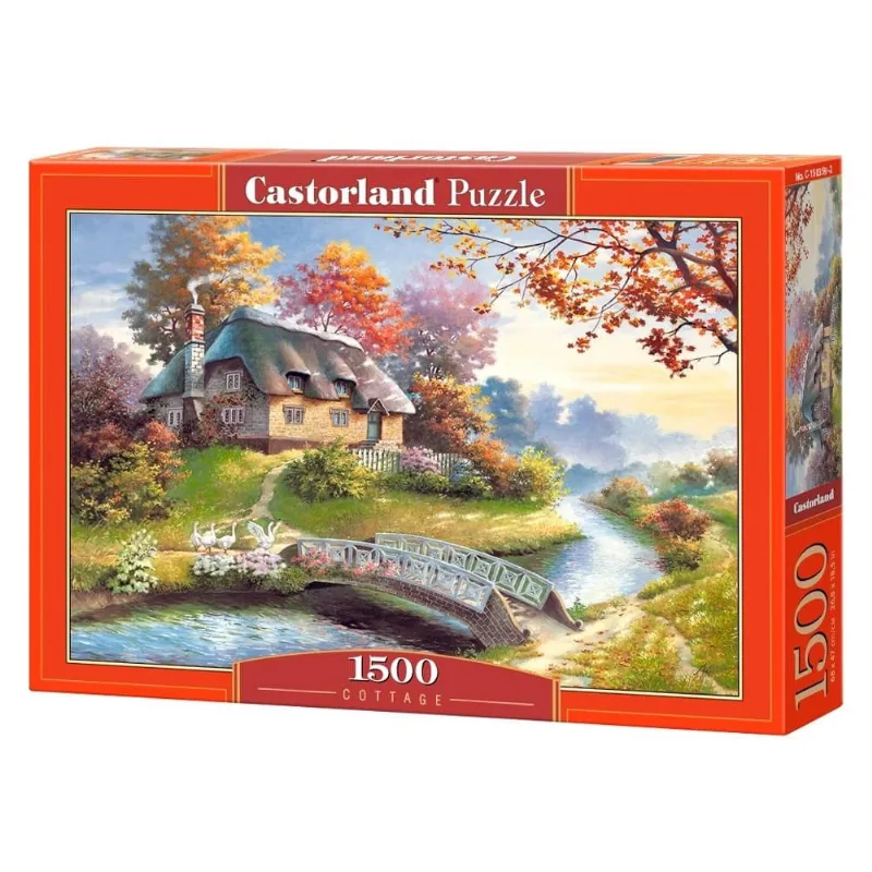 Puzzle 1500 Peças Chalé Castorland 150359